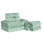 Heritage Egyptian Cotton Plush Heavyweight 8 Piece Towel Set - Egyptian Cotton Towel Set by Superior