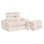 Heritage Egyptian Cotton Plush Heavyweight 8 Piece Towel Set - Egyptian Cotton Towel Set by Superior