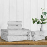 Heritage Egyptian Cotton Plush Heavyweight 8 Piece Towel Set - Egyptian Cotton Towel Set by Superior