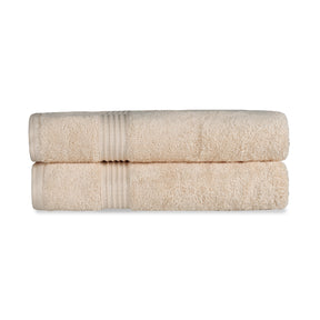 Egyptian Cotton Highly Absorbent Solid Ultra Soft Towel Set - Ivory