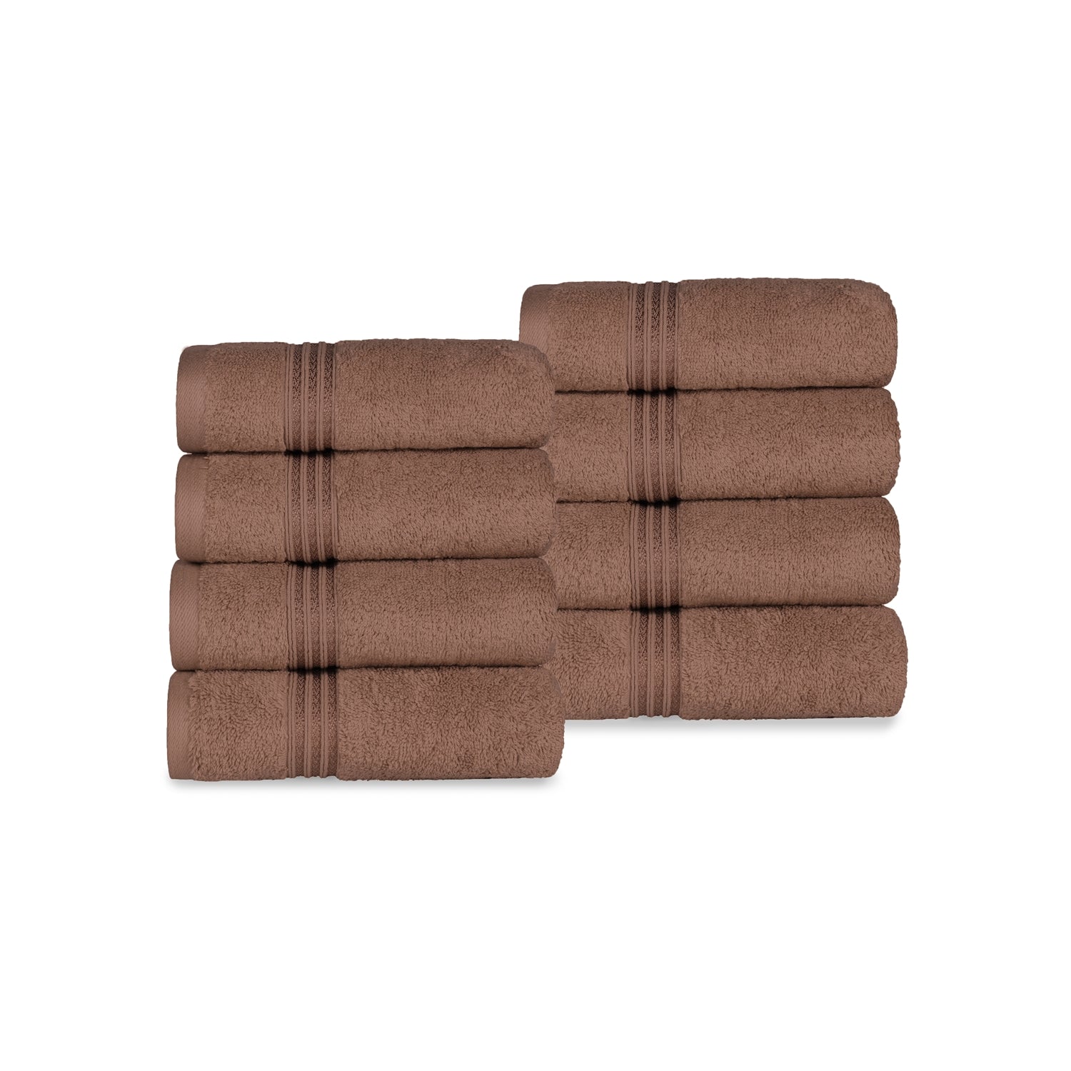 Egyptian Cotton Highly Absorbent Solid Ultra Soft Towel Set - Mocha