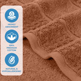 Napa Zero-Twist Cotton Waffle Face Towel Set 12 Piece