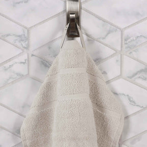 Zero Twist Cotton Waffle Honeycomb Face Towel Washcloth - Stone