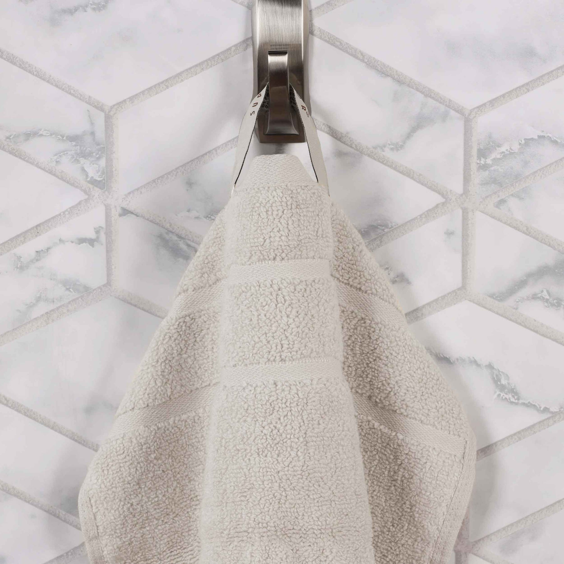 Zero Twist Cotton Waffle Honeycomb Plush Soft Bath Sheet - Stone