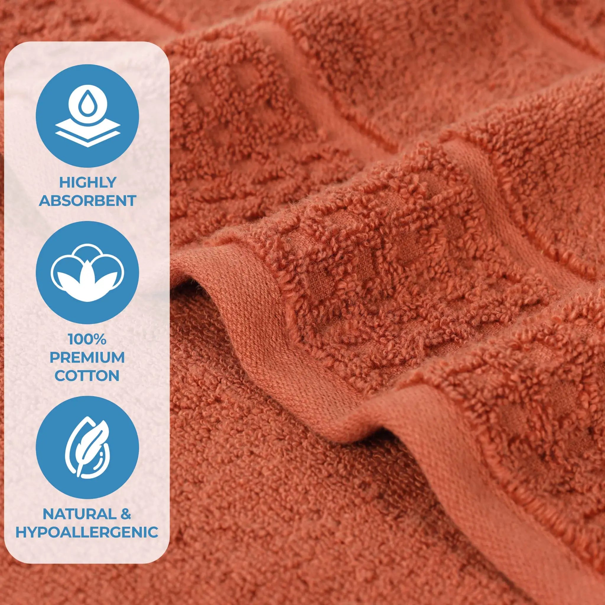 Napa Zero Twist Cotton Solid Waffle Honeycomb Bath Sheet Set of 2 - Towel Set by Superior Brand