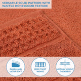 Napa Zero Twist Cotton Solid Waffle Honeycomb Bath Sheet Set of 2 - Towel Set by Superior Brand