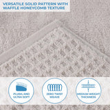 Napa Zero Twist Cotton Solid Waffle Honeycomb Bath Sheet Set of 2 - Towel Set by Superior Brand