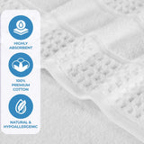 Napa Zero Twist Cotton Solid Waffle Honeycomb Bath Sheet Set of 2 - Towel Set by Superior Brand