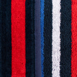 Nautical Stripe Cotton Oversized 2 Piece Beach Towel Set - Egyptian Cotton Beach Towel by Superior