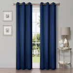 Solid Machine Washable Room Darkening Blackout Curtain 42 Inches - Blackout Curtains by Superior