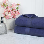Madison Egyptian Cotton Pile Plush Heavyweight Bath Sheet Set of 2 - Egyptian Cotton Bath Sheet by Superior