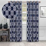 Ribbon Machine Washable Room Darkening Blackout Curtain Set - Blackout Curtains by Superior