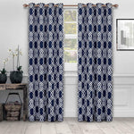Ribbon Machine Washable Room Darkening Blackout Curtain Set - Blackout Curtains by Superior