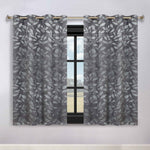 Leaves Room Darkening Washable Blackout Curtain Panels, Set of 2 - Blackout Curtains by Superior