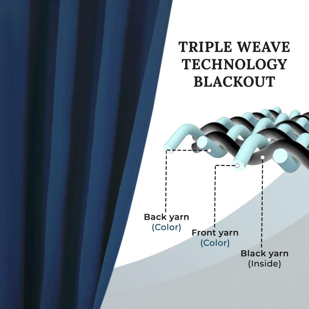 Solid Machine Washable Room Darkening Blackout Curtain 42 Inches - Blackout Curtains by Superior