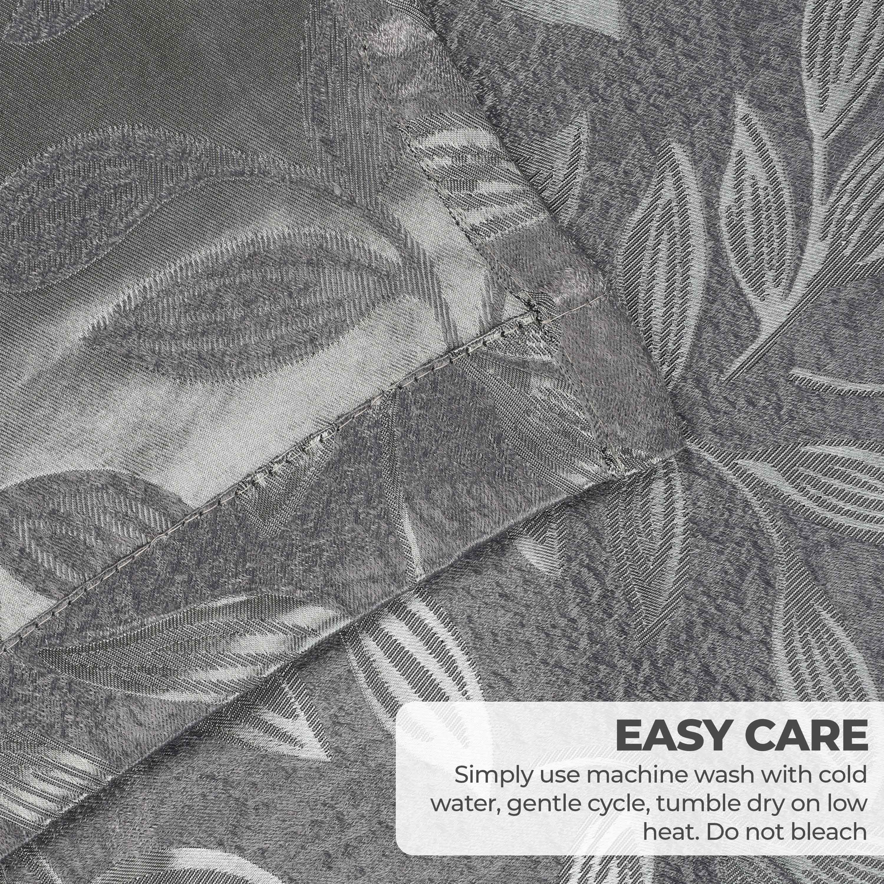 Leaves Room Darkening Washable Blackout Curtain Panels, Set of 2 - Blackout Curtains by Superior
