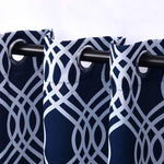 Ribbon Machine Washable Room Darkening Blackout Curtain Set - Blackout Curtains by Superior