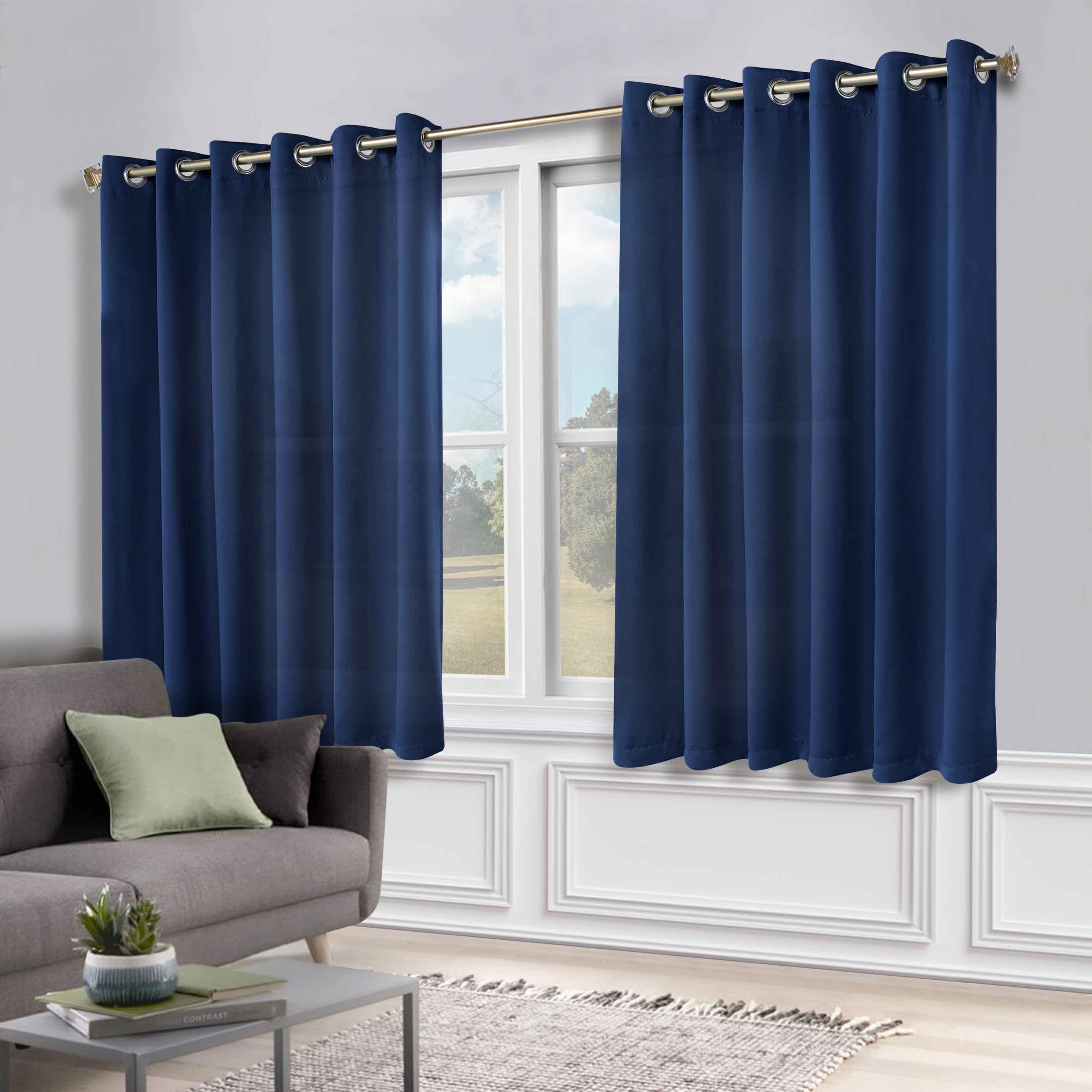 Classic Modern Solid Room Darkening Blackout Curtain Panels, Set of 2 - Blackout Curtains by Superior