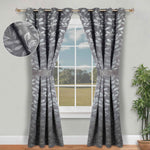 Leaves Room Darkening Washable Blackout Curtain Panels, Set of 2 - Blackout Curtains by Superior