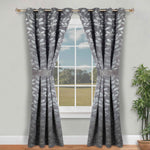 Leaves Room Darkening Washable Blackout Curtain Panels, Set of 2 - Blackout Curtains by Superior