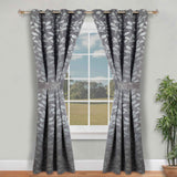 Leaves Room Darkening Washable Blackout Curtain Panels, Set of 2 - Blackout Curtains by Superior