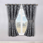 Leaves Room Darkening Washable Blackout Curtain Panels, Set of 2 - Blackout Curtains by Superior