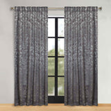 Leaves Room Darkening Back Tabs Blackout Curtain Panels, Set of 2 - Blackout Curtains by Superior