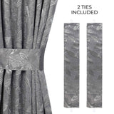 Leaves Room Darkening Washable Blackout Curtain Panels, Set of 2 - Blackout Curtains by Superior