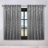 Leaves Room Darkening Back Tabs Blackout Curtain Panels, Set of 2 - Blackout Curtains by Superior