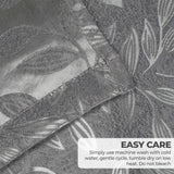 Leaves Room Darkening Washable Blackout Curtain Panels, Set of 2 - Blackout Curtains by Superior