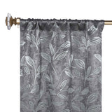 Leaves Room Darkening Washable Blackout Curtain Panels, Set of 2 - Blackout Curtains by Superior