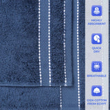2 Piece Cotton Plush Bath Towel Set Giza