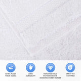 2 Piece Cotton Plush Bath Towel Set Giza