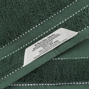 Niles Egypt Produced Giza Cotton Dobby Ultra-Plush 3 Piece Towel Set - Forest Green
