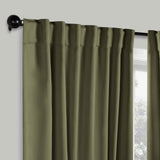 Solid Room Darkening Blackout Curtain Panels, Back Tabs, Set of 2 - Blackout Curtains by Superior