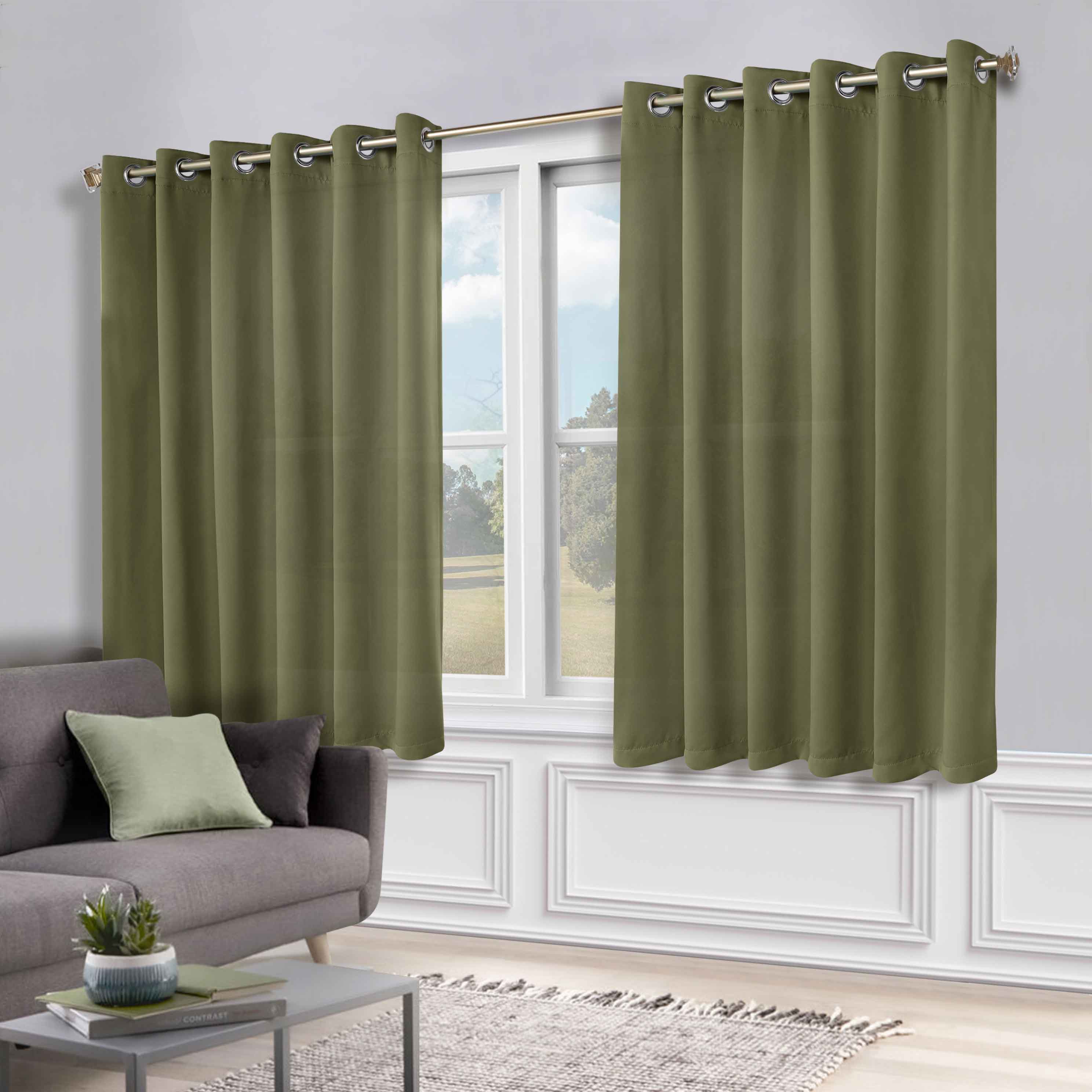 Classic Modern Solid Room Darkening Blackout Curtain Panels, Set of 2 - Blackout Curtains by Superior