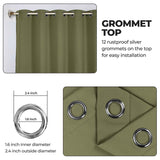 Classic Modern Solid Room Darkening Blackout Curtain Panels, Set of 2 - Blackout Curtains by Superior