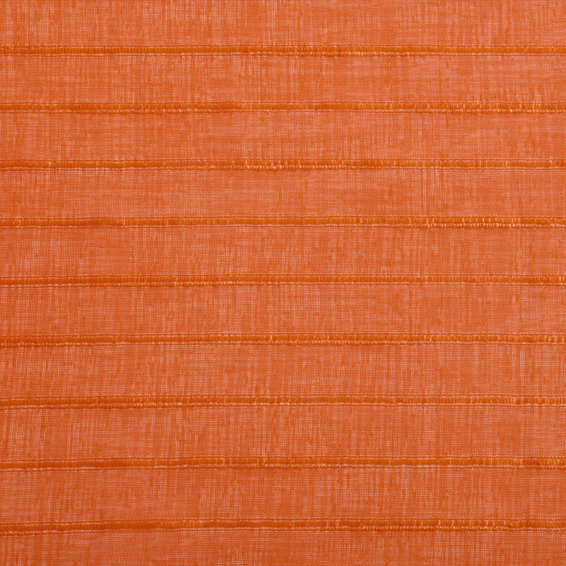 Jackson Striped Sheer Window Curtain Panels - Orange