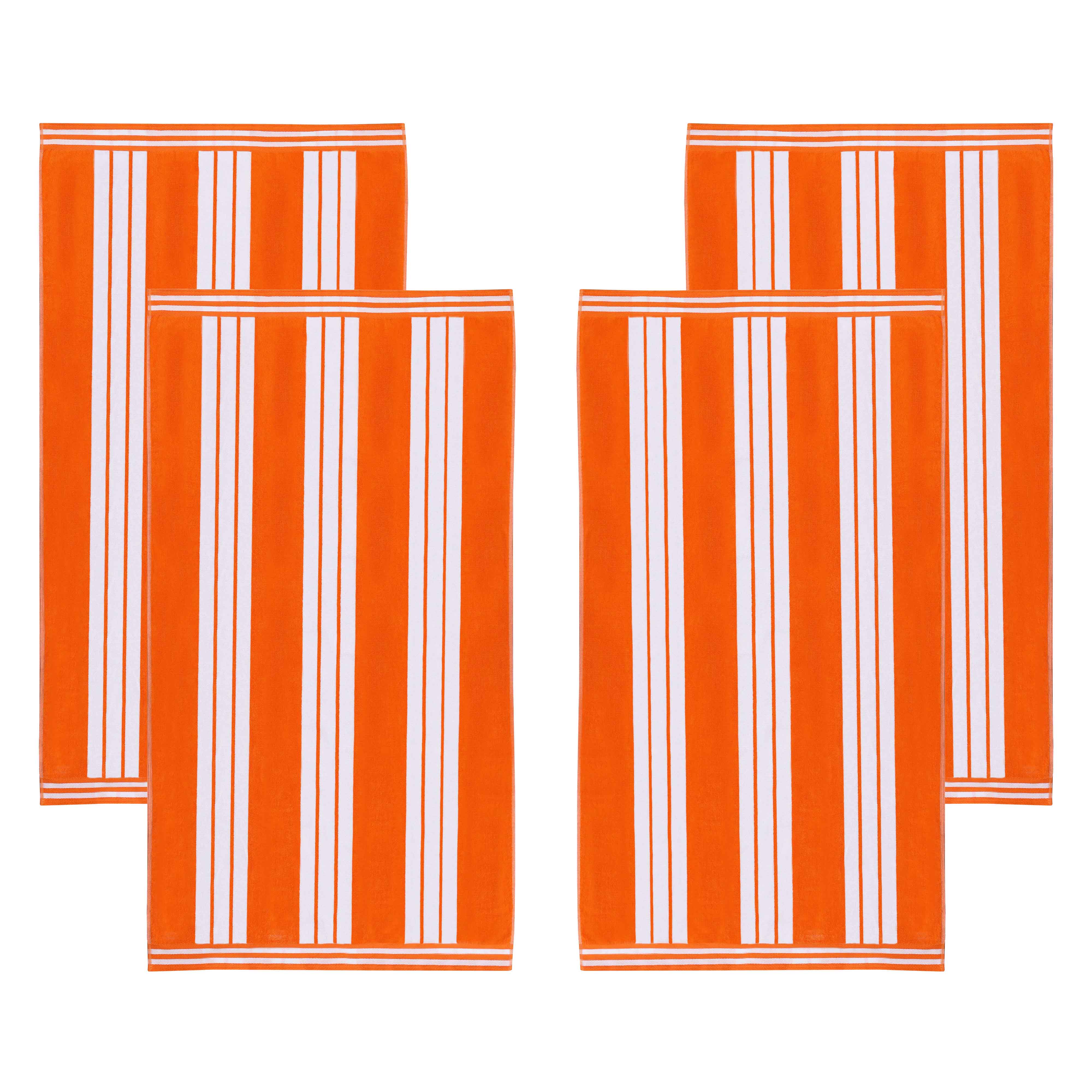Striped Extra Large Oversized Absorbent Quick Dry Cotton Beach Towel - Beach Towel by Superior