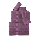 Madison Egyptian Cotton Plush Heavyweight 9 Piece Towel Set - Egyptian Cotton Towel Set by Superior Brand