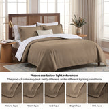 Lightweight Cotton Bedspread Sets 3-Piece Diamond Jacquard Matelassé