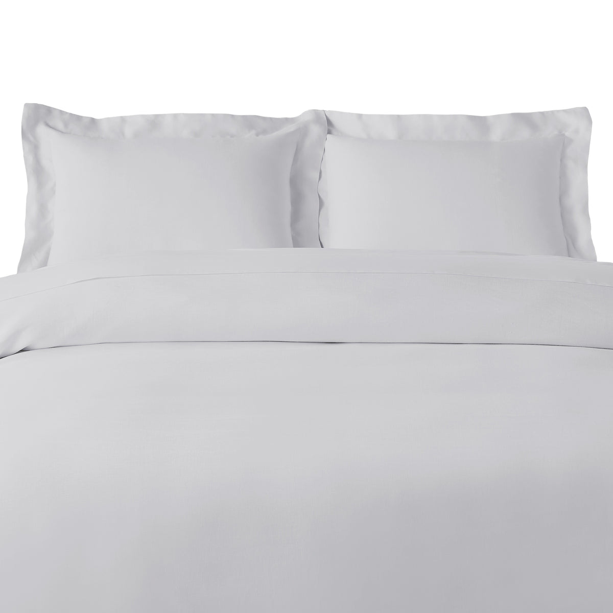 100% Rayon From Bamboo 300 Thread Count Solid Duvet Cover Set - Platinum