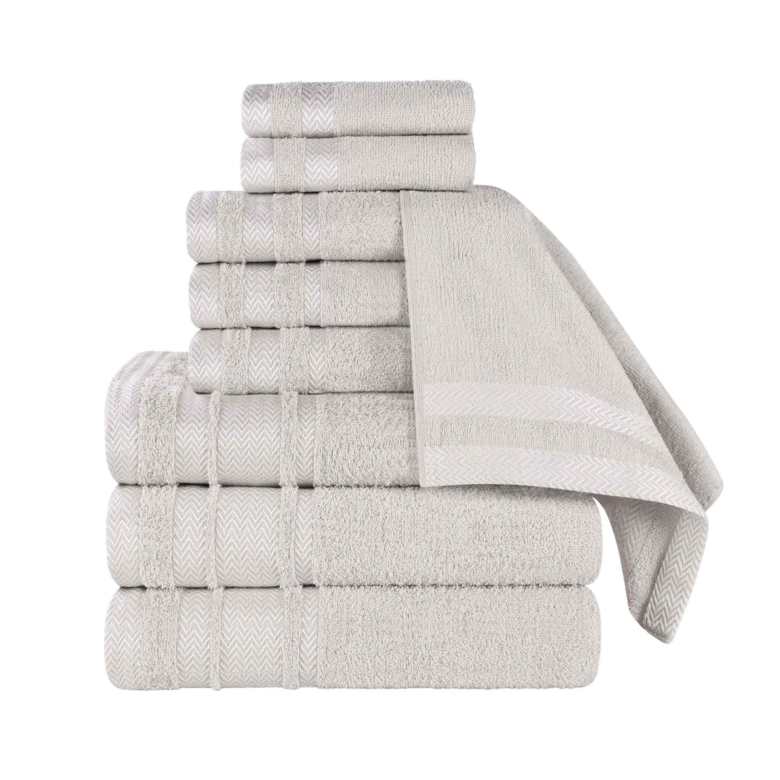 Hays Cotton Medium Weight 9 Piece Assorted Bathroom Towel Set - Towel Set by Superior Brand