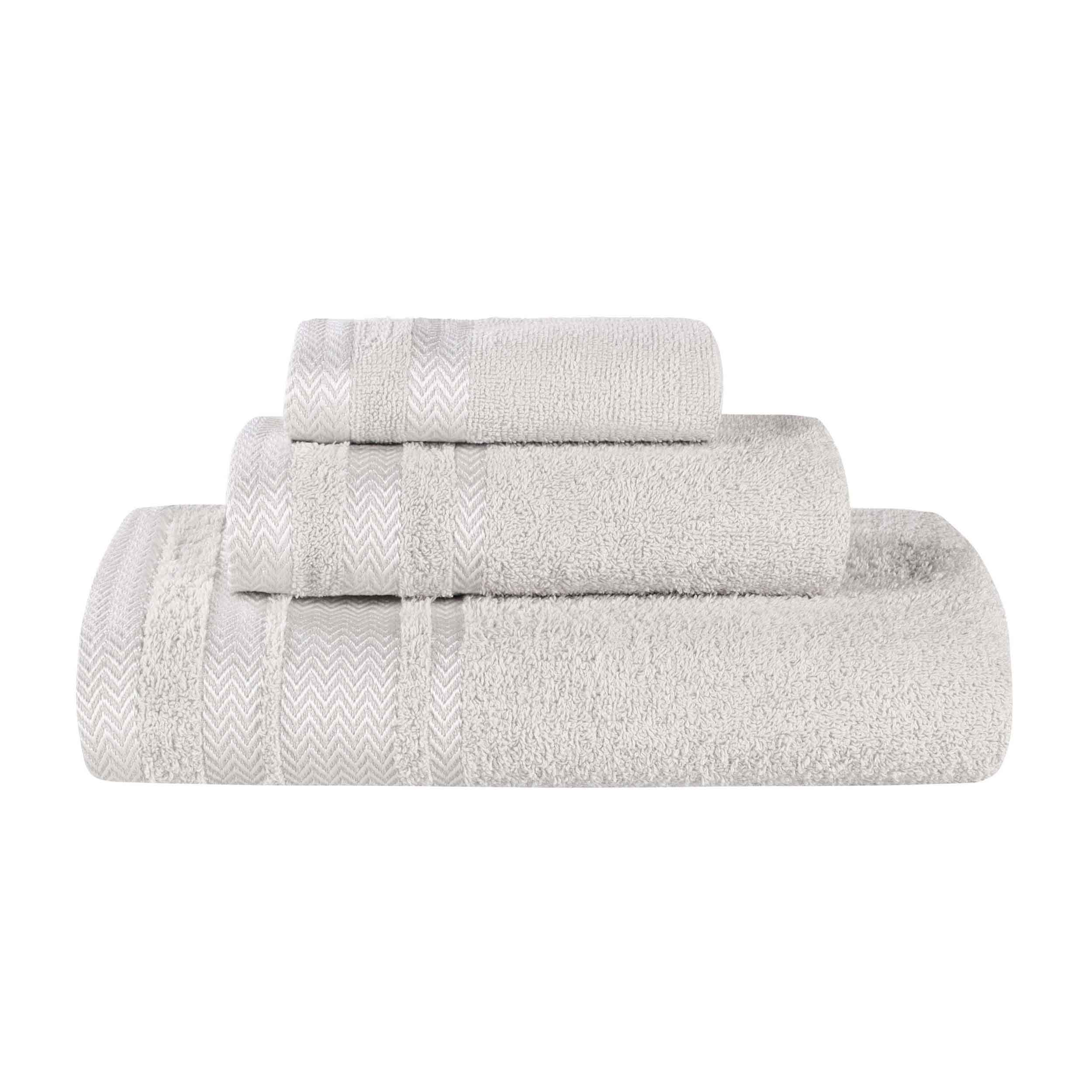 Hays Cotton Medium Weight 3 Piece Assorted Bathroom Towel Set - Towel Set by Superior Brand