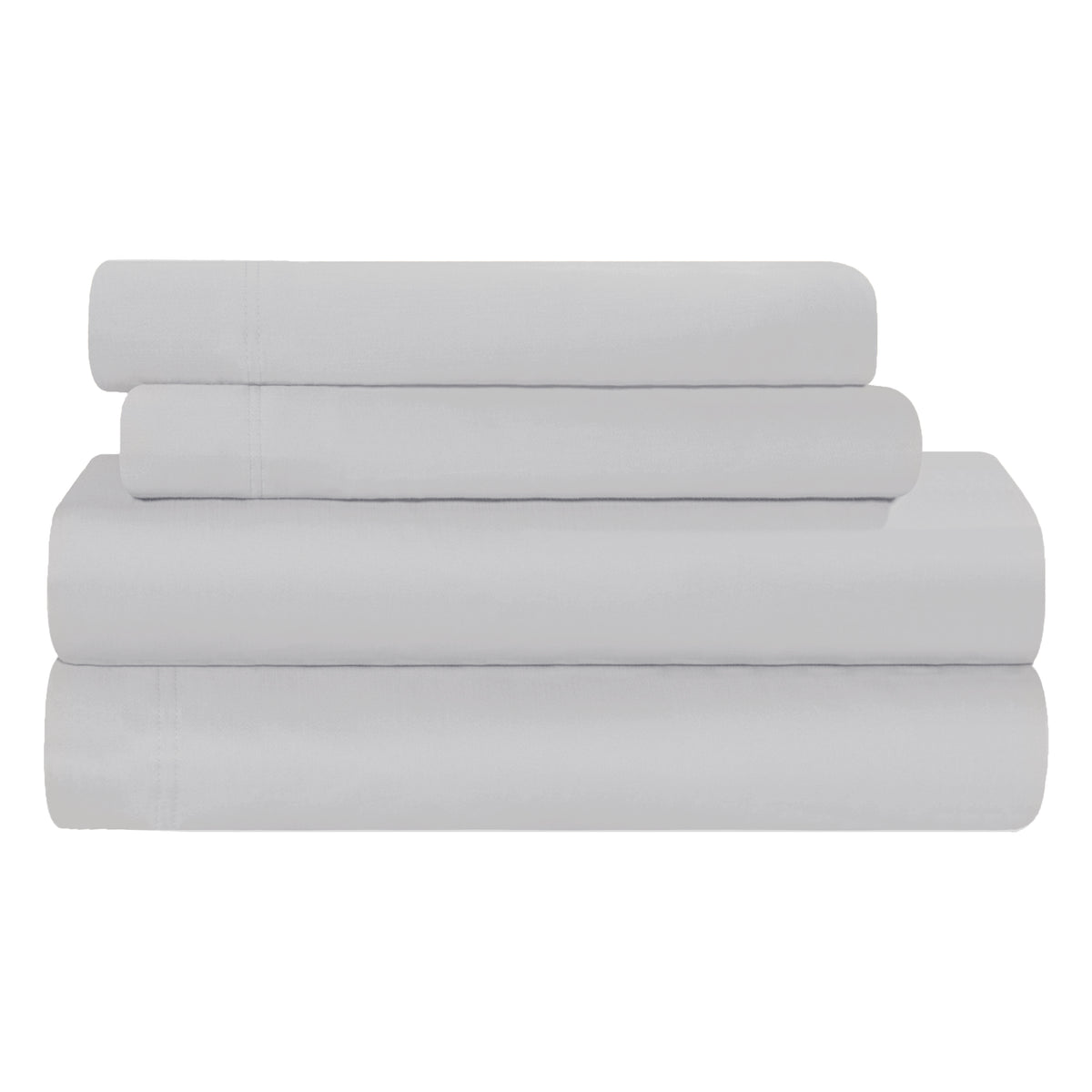 300 Thread Count Rayon From Bamboo Solid Deep Pocket Sheet Set - Platinum