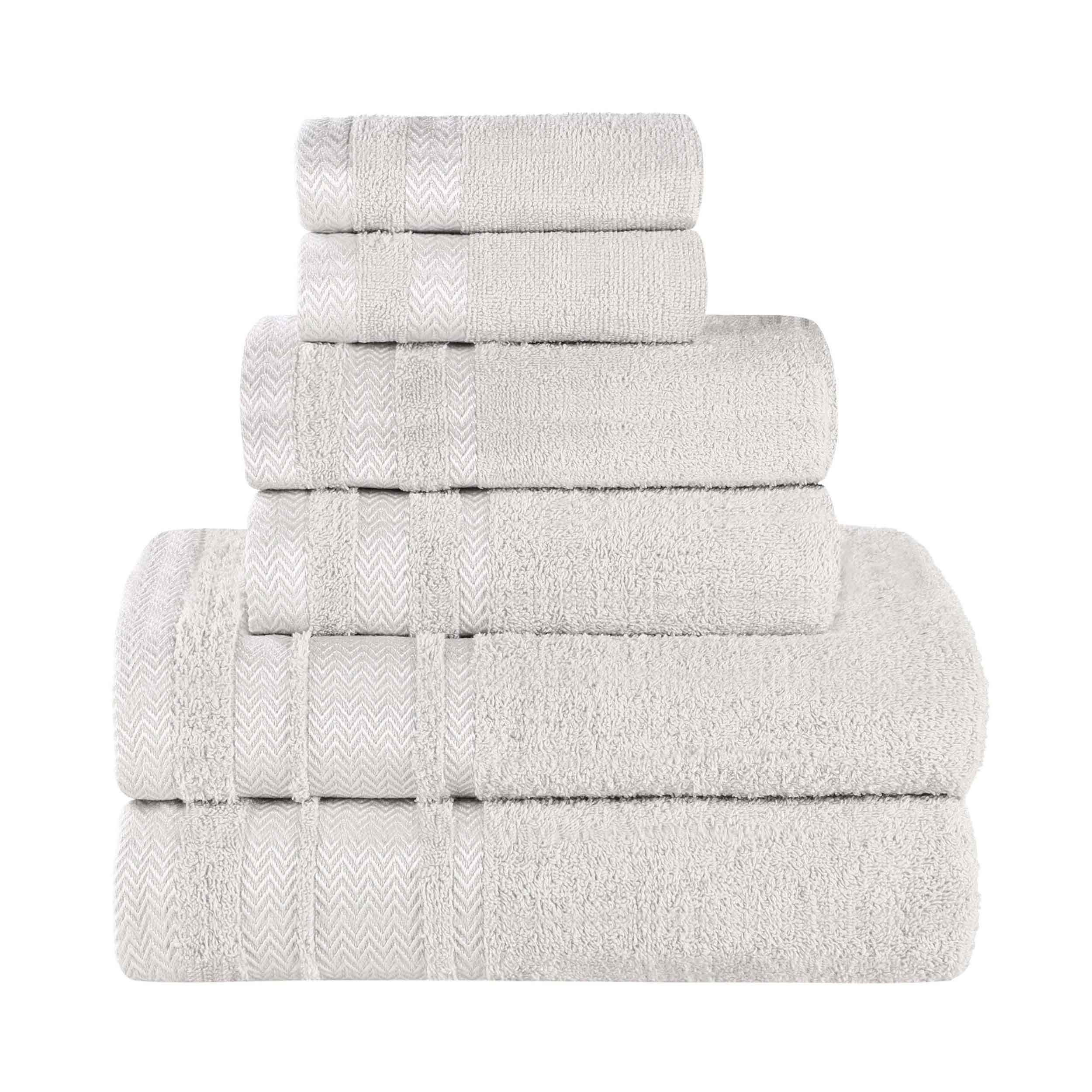 Hays Cotton Medium Weight 6 Piece Assorted Bathroom Towel Set - Towel Set by Superior Brand