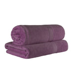 Madison Egyptian Cotton Pile Plush Heavyweight Bath Sheet Set of 2 - Egyptian Cotton Bath Sheet by Superior