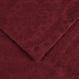 Aspen Jacquard Bedspread Set – 3‐Piece Cotton Blend Floral Bedding