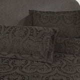 Aspen Jacquard Bedspread Set – 3‐Piece Cotton Blend Floral Bedding