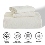 Aspen Jacquard Bedspread Set – 3‐Piece Cotton Blend Floral Bedding